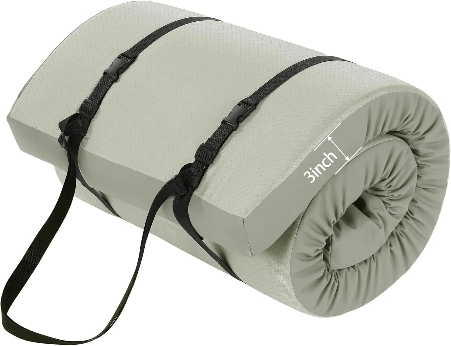 Tappetino Yoga Extra Spesso da 3 Pollici con Maniglie per il Trasporto, in Pelle PU Antiscivolo per Yoga, Pilates, Stretching e Fitness