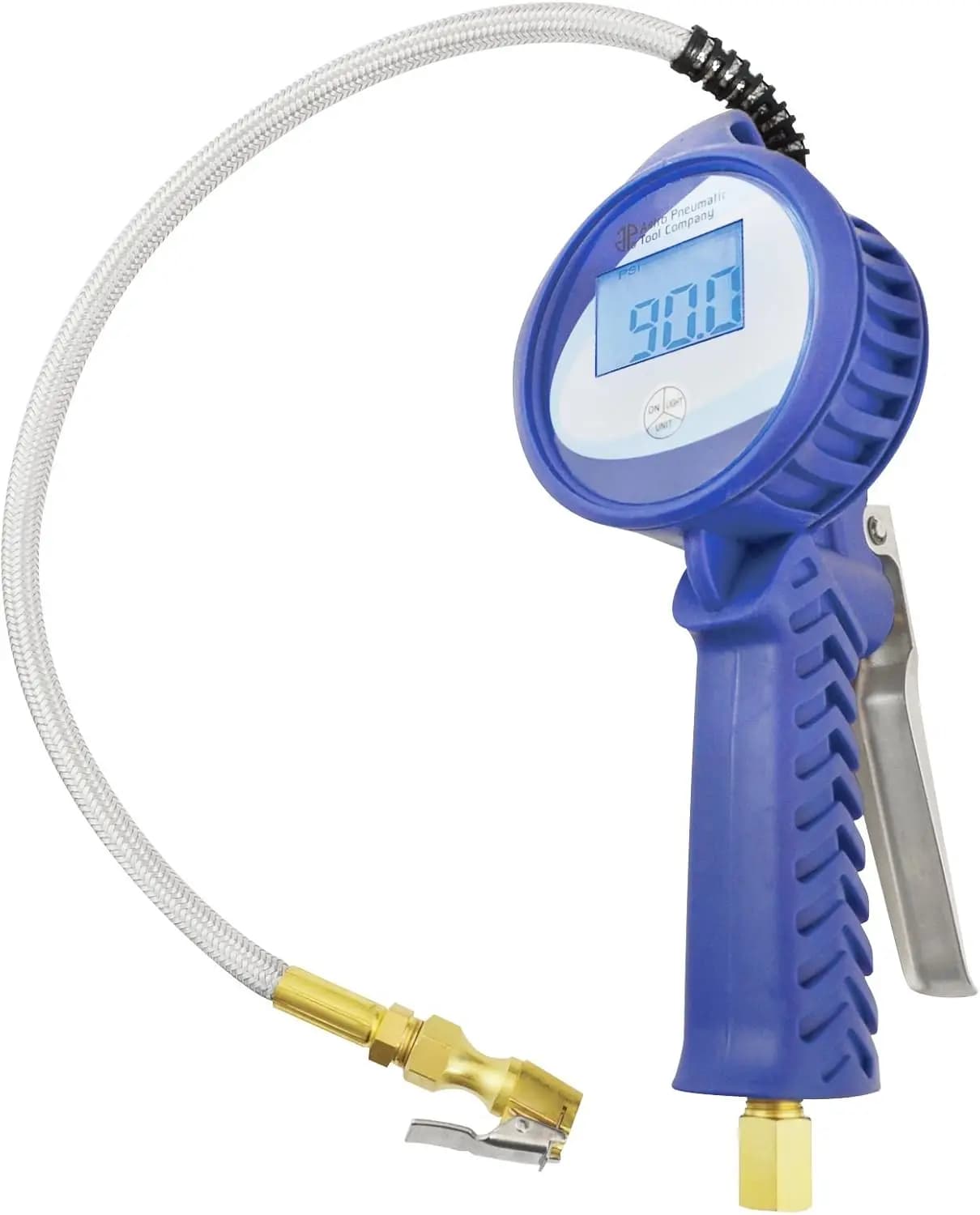 Gonfiatore Digitale per Pneumatici da 3,5 Pollici con Tubo, Alta Precisione per TPMS, Visualizza Psi/Bar/Kg