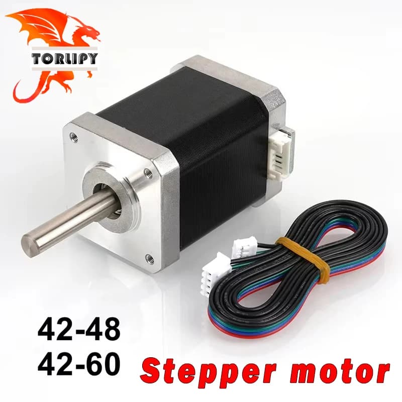 Step-by-step motor 42 48MM 60MM Height Square motors 17HS8401 17HS8401S With Black Cable Tape 3D Printer Parts