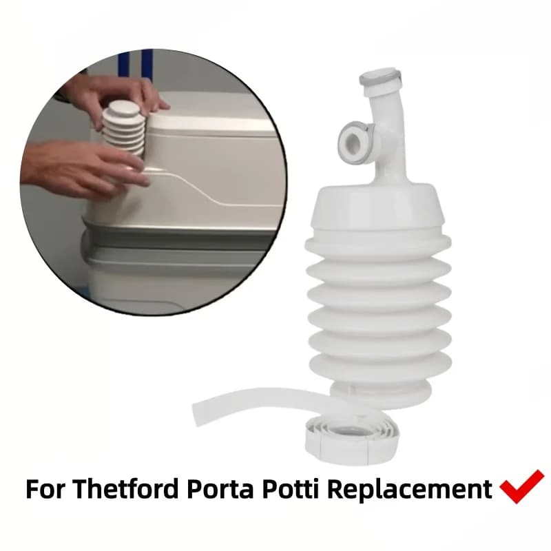 Nuovo Kit di Ricambio per Flessibile di Scarico Thetford Porta Potti per Modelli 165/145/365/345/335, Parti per Caravan e Camper
