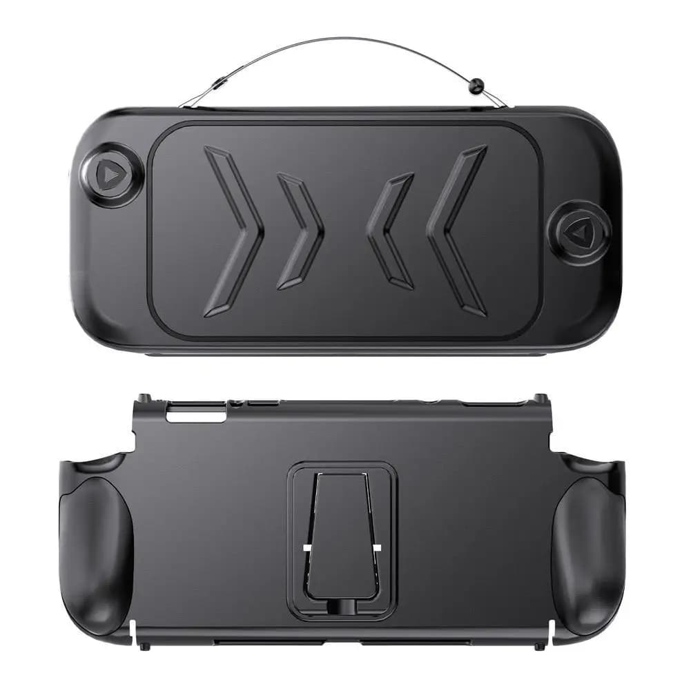 Custodia per SWITCH 2 Custodia protettiva in TPU Custodia ergonomica con impugnatura Cover in ABS staccabile con custodia protettiva per staffa