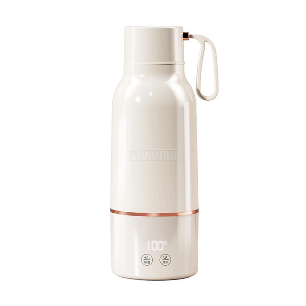 Bollitore Elettrico Portatile da 500ml, Tazza per Bollire l'Acqua, Scaldabagno da Viaggio per Veicoli
