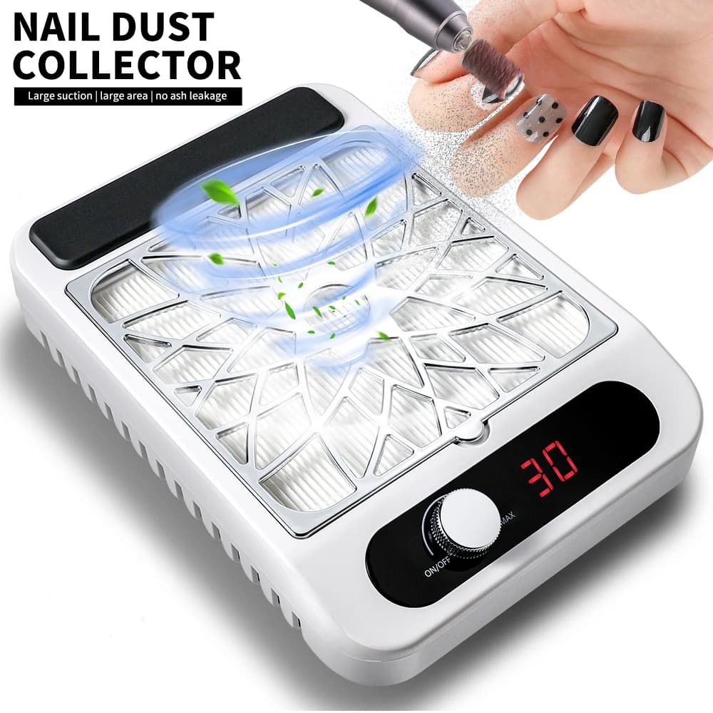 Powerful professional nail polishing vacuum cleaner with vacuum cleaner with removable filter for beauty salon