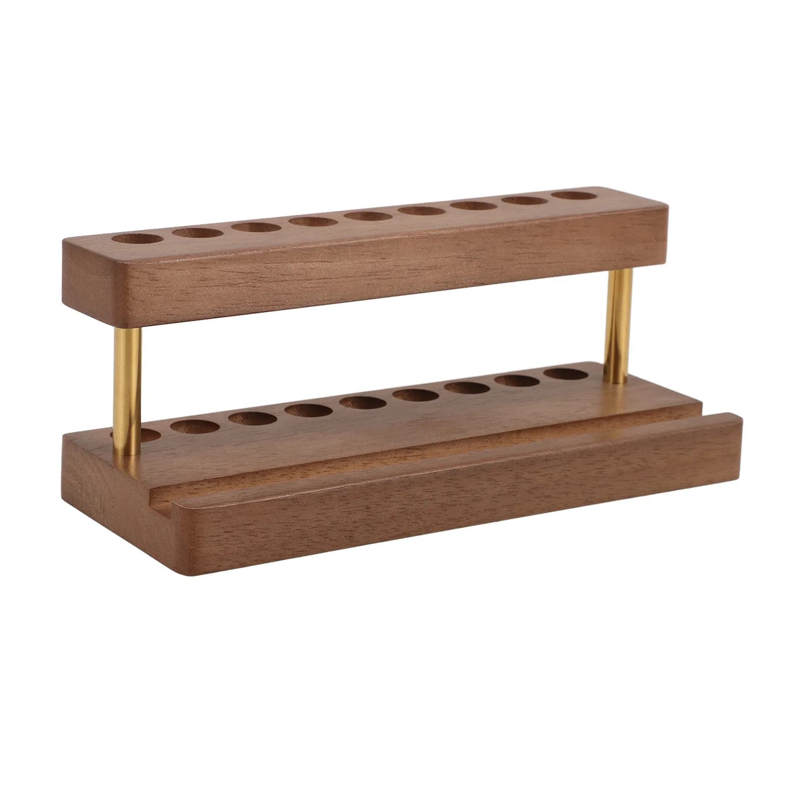 Wooden Paint Storage Rack for Acrylic Watercolor Paints Pigments Inks Brushes Organizer Stand Compact Art Craft Stationery