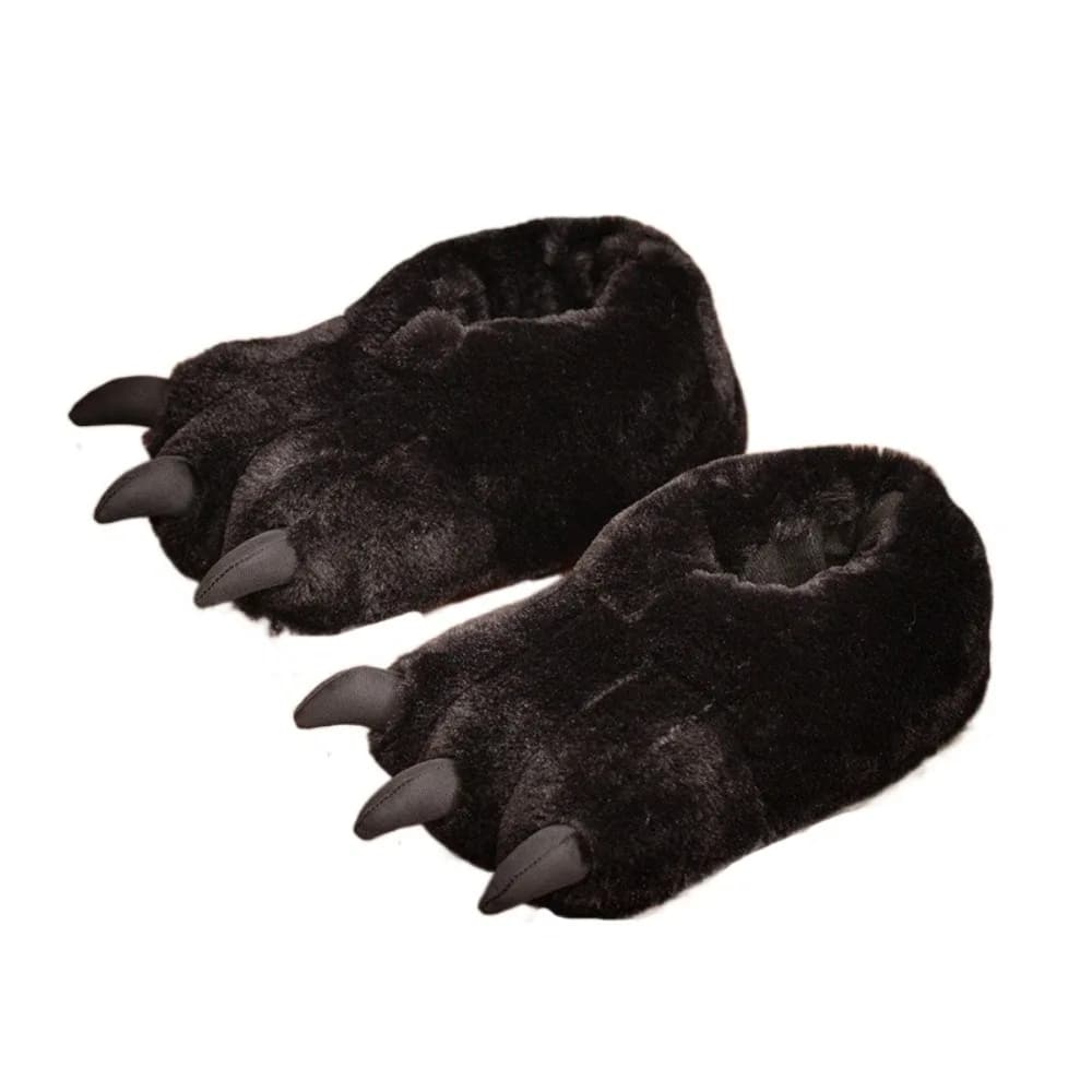 Simpatico cartone animato invernale Pantofole con artiglio di tigre Grandi oggetti di scena cosplay pelosi Scarpe Esagera stivali cosplay caldi Festa