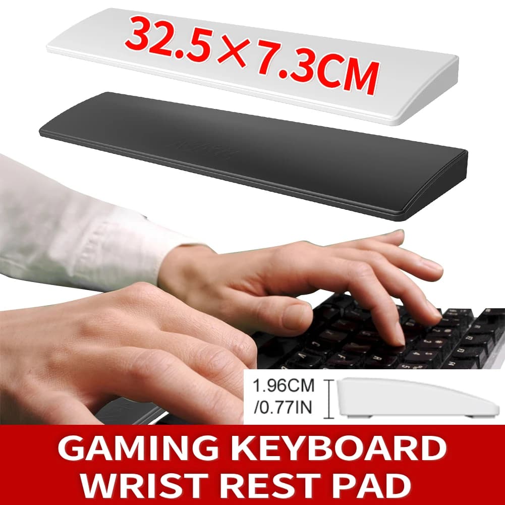 Poggiapolsi per tastiera da gioco Supporto per mano morbido Poggiamano ergonomico per PC Base antiscivolo per poggiapolsi Supporto per poggiapolsi