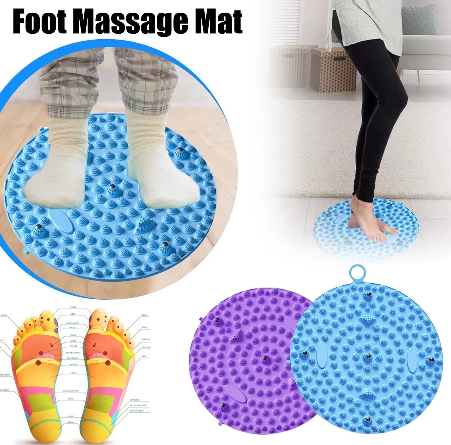 Magnetic table for pressure of fingers Foot massage Mat for typepression Relaxed Muscle Gym Yoga Mats Physiotherapy Slimming