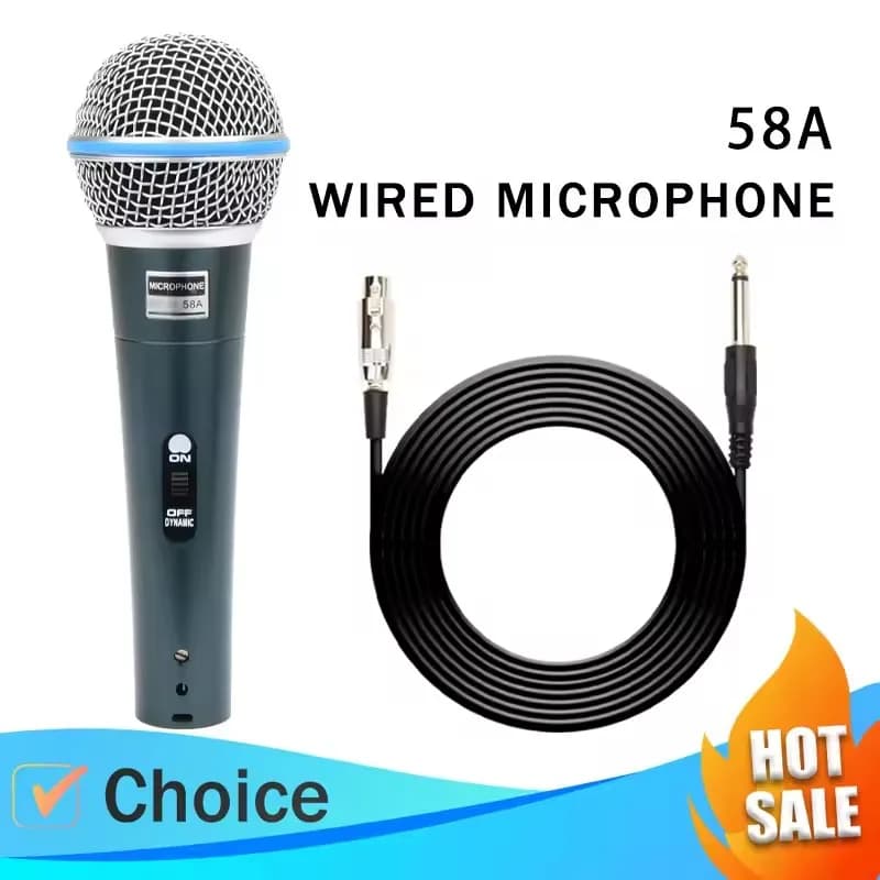 Microfono a condensatore per karaoke, microfono professionale cablato per PC, sistema audio, sala giochi, audio, canto, live streaming, kit per gamer