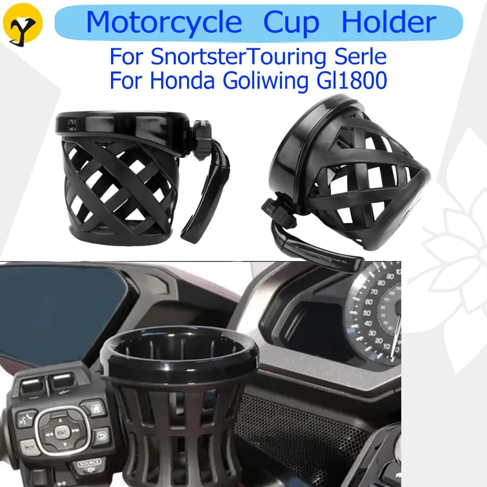 Portabottiglie per Sportster XL XL883 XL1200 Touring Honda GL1800 GL1800Goldwing 1800