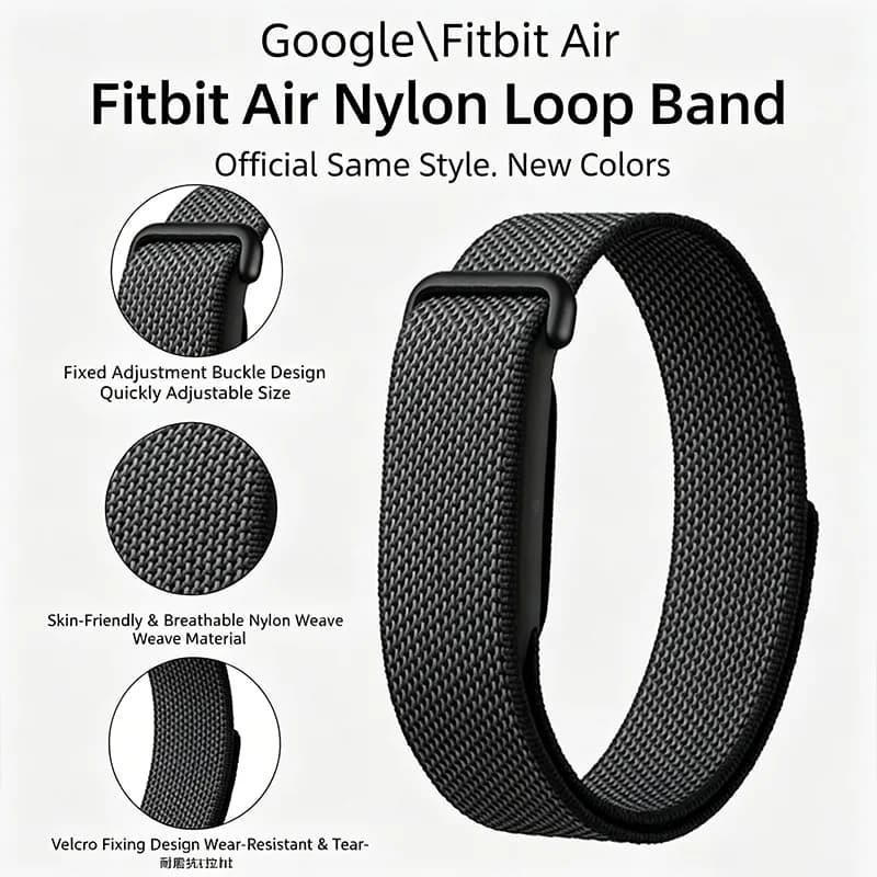 Google Fitbit Air Sports Bracelet Strap Outdoor Running Loop Velcro Woven Wrist Replacement Simple Sports Custom Gift