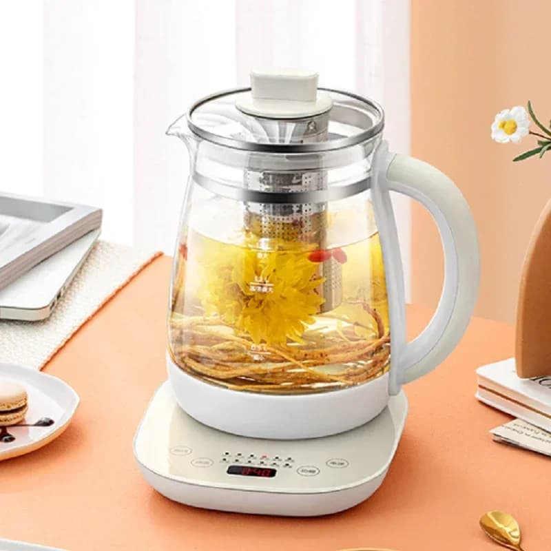 Teapot Intelligent Health Preserving Kettle Electric Kettle 1.5L Large Capacity Glass Health Preserving Kettle