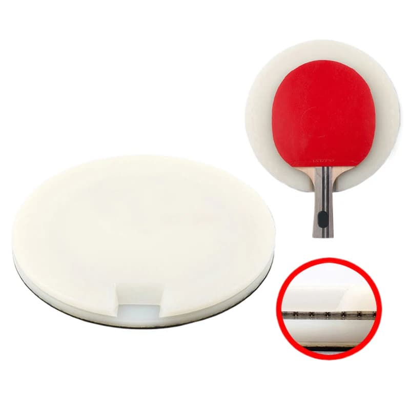 Nuova Macchina per il Taglio di Racchette da Ping Pong, Strumento Fai-da-te Rotante, Piattaforma di Taglio, Accessori in Gomma per Ping Pong