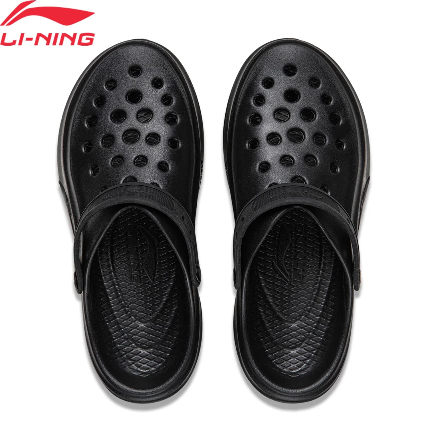 Ciabatte sportive unisex Li-Ning LN SODA con ammortizzazione e rimbalzo, comode e alla moda, sandali casual LiNing AGUW005
