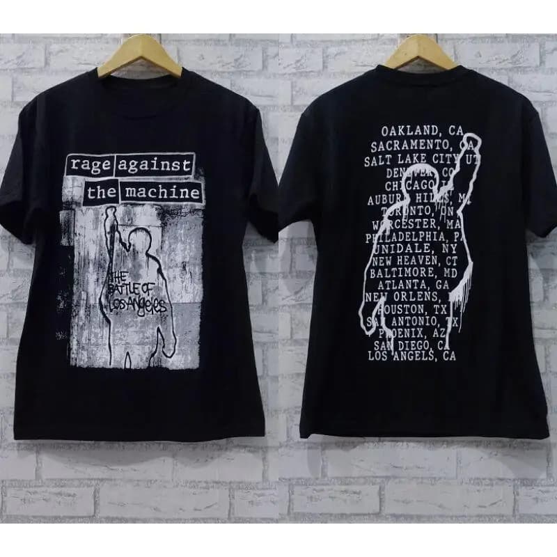 Maglietta Vtg Rage Against The Machine Band Battle Of Los Angeles Ag141