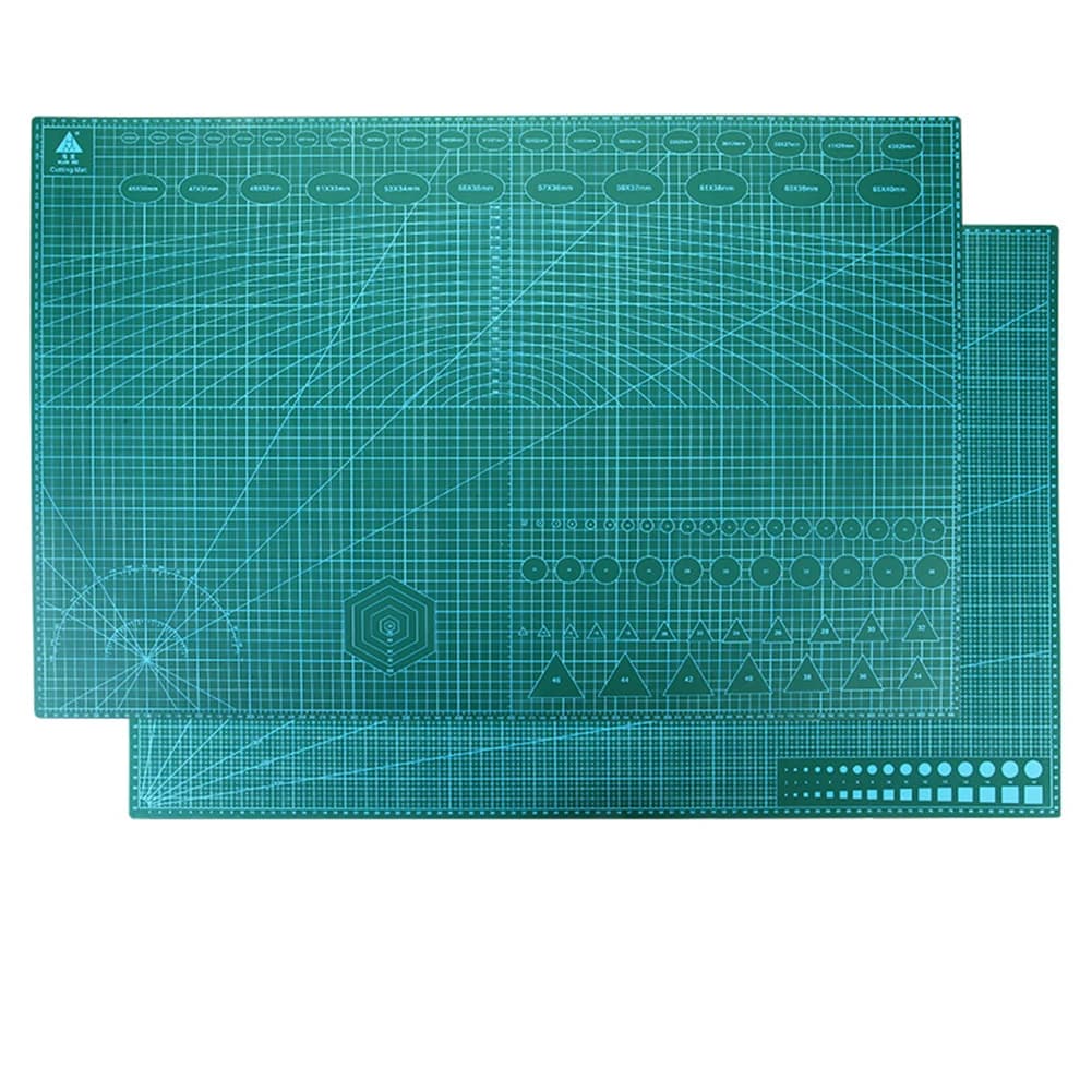 Self-repairing PVC Cutting Mat, Double Sided Cutting Plate to 3 Sheets, Rotating Cutting Board for Scrapbooking and Fai-da- ♪