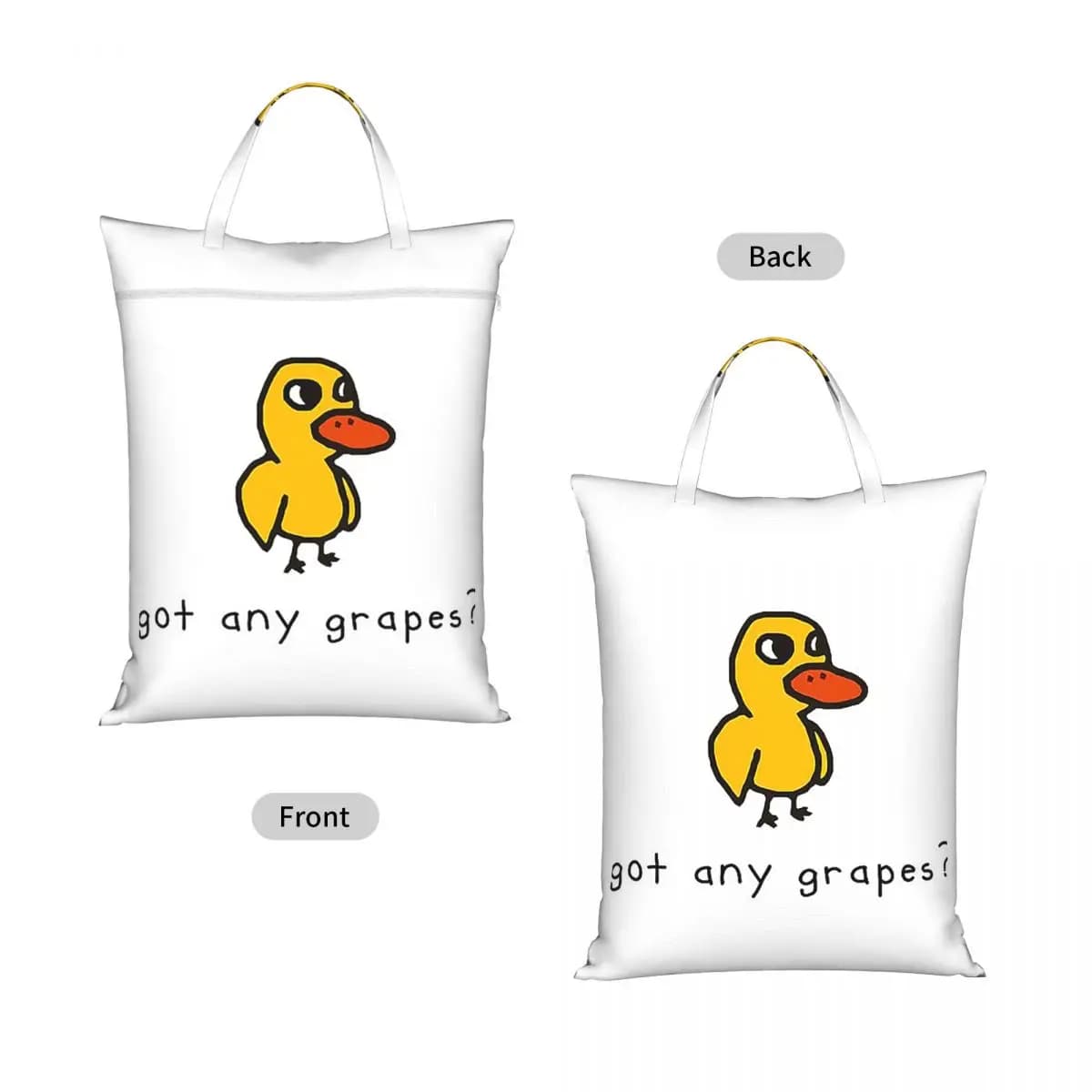 Got Any Grapes Travel Laundry Bag Waterproof Reusable Dirty Clothes Pouch Gym Yoga Camping Washing Basket