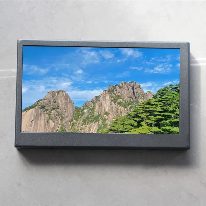 Schermo LCD IPS da 7 Pollici con Pannello Touch CTP 1024*600 in Guscio Metallico per Raspberry Pi 3 B+/4b e Banana Pi