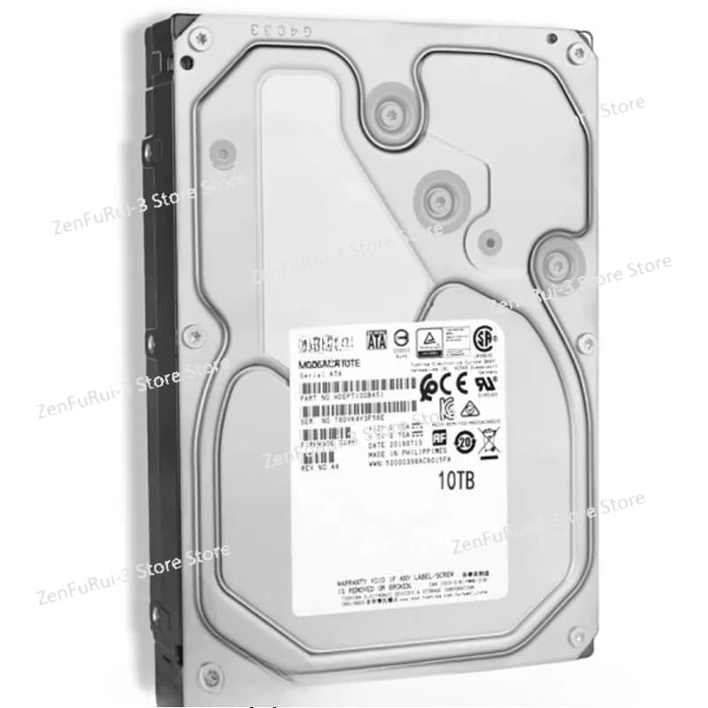 Disco rigido 10T Monitoraggio meccanico da 10 TB Sicurezza Archiviazione NAS 7200 giri/min 256M Registrazione verticale desktop