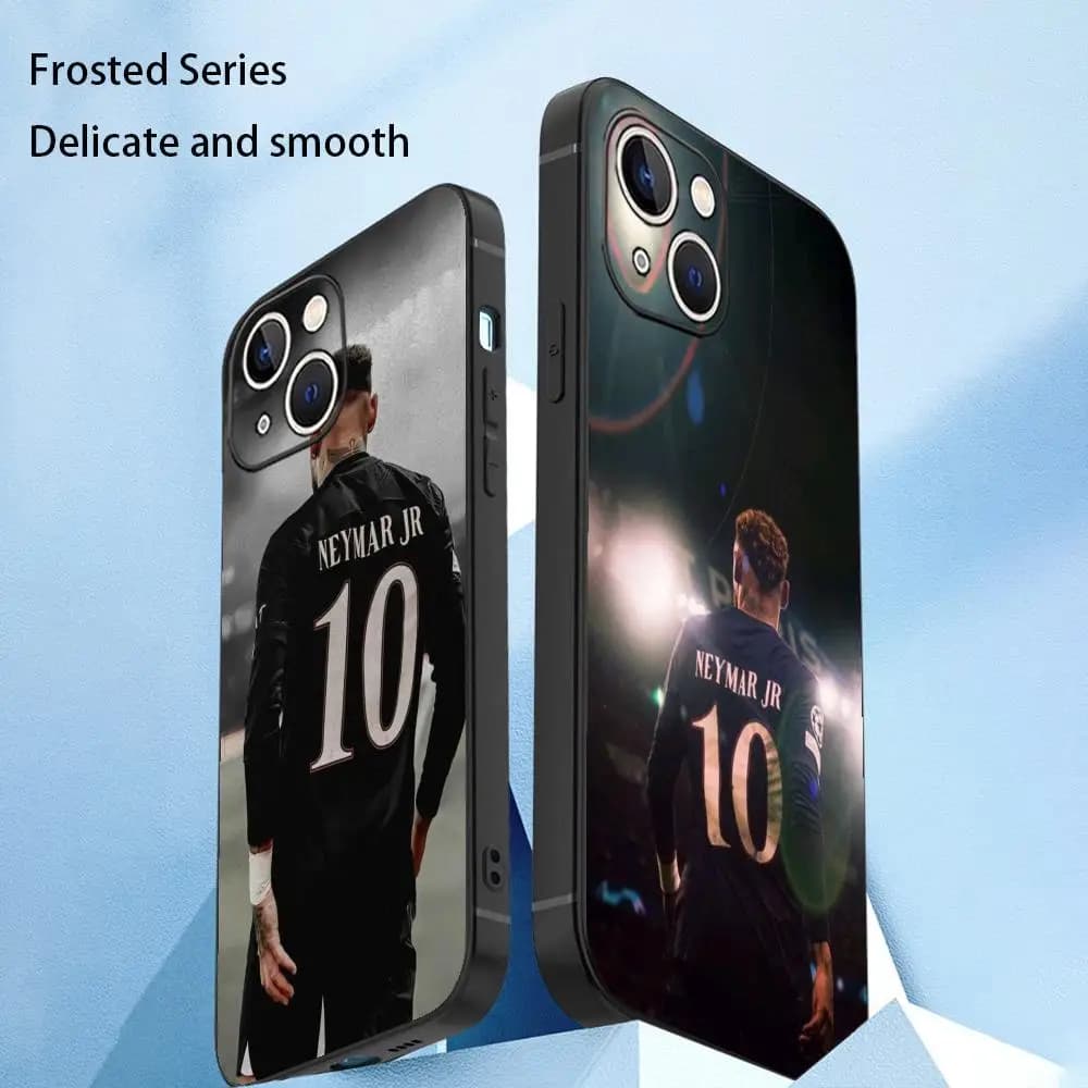 Ney-mar football star hot poster ins Phone Case For iPhone 17 16 e 15 14 13 12 Plus Mini Pro Max Soft black Shockproof Cover