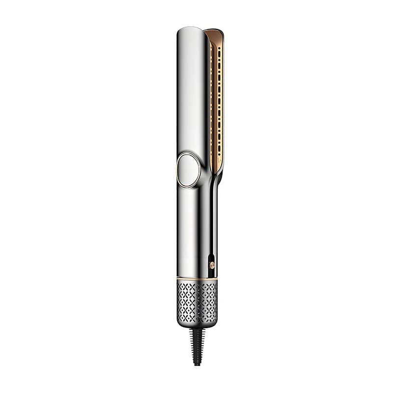 Piastra per Capelli Elettrica Portatile in Ceramica LCD Multi-Stile 2-in-1, Lisciante a Caldo/Freddo con Ioni Negativi e Flusso d'Aria, per Hotel