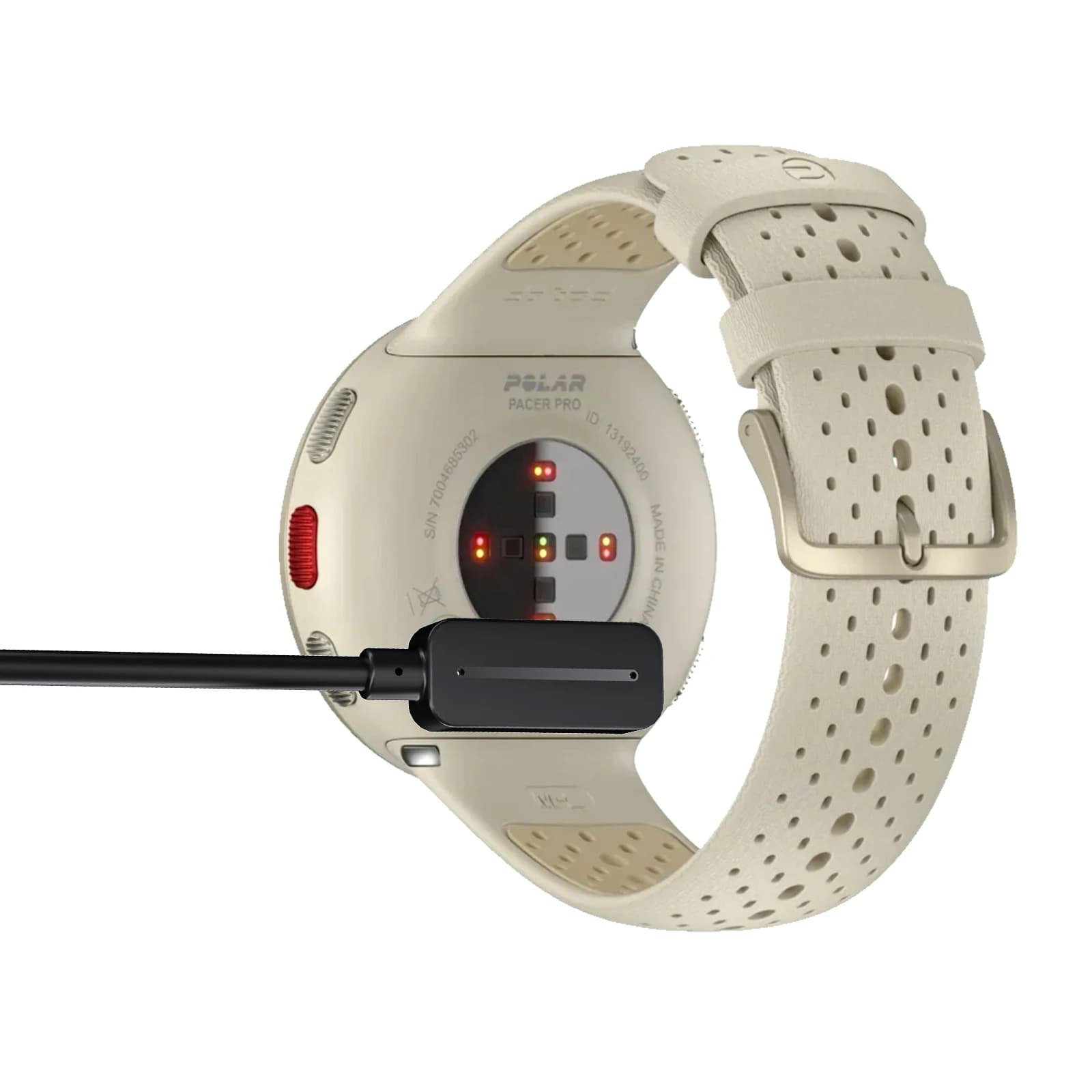 Adattatore per caricabatterie per cavo di ricarica USB magnetico da 1m Dock per caricabatterie a 2pin per Polar Pacer/Pacer Pro/Ignite 3/Vantage V3