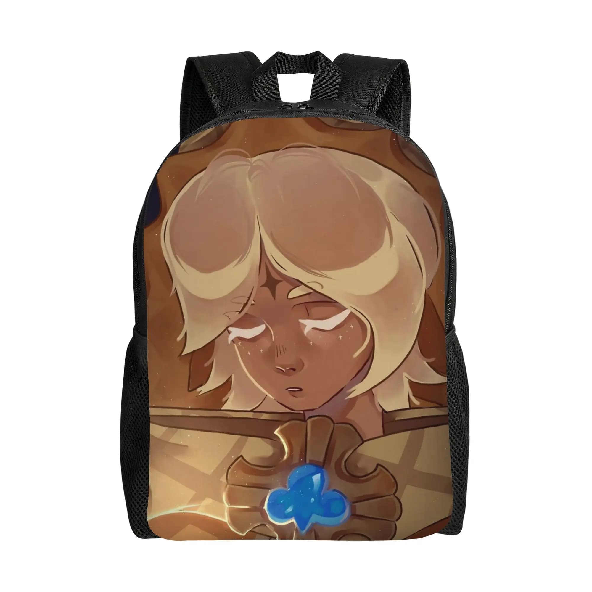 Zaino Pure Vanilla Cool per lo sport, la scuola superiore, il lavoro, Cookie Run Kingdom Daypack per uomo e donna, borse in tela per laptop