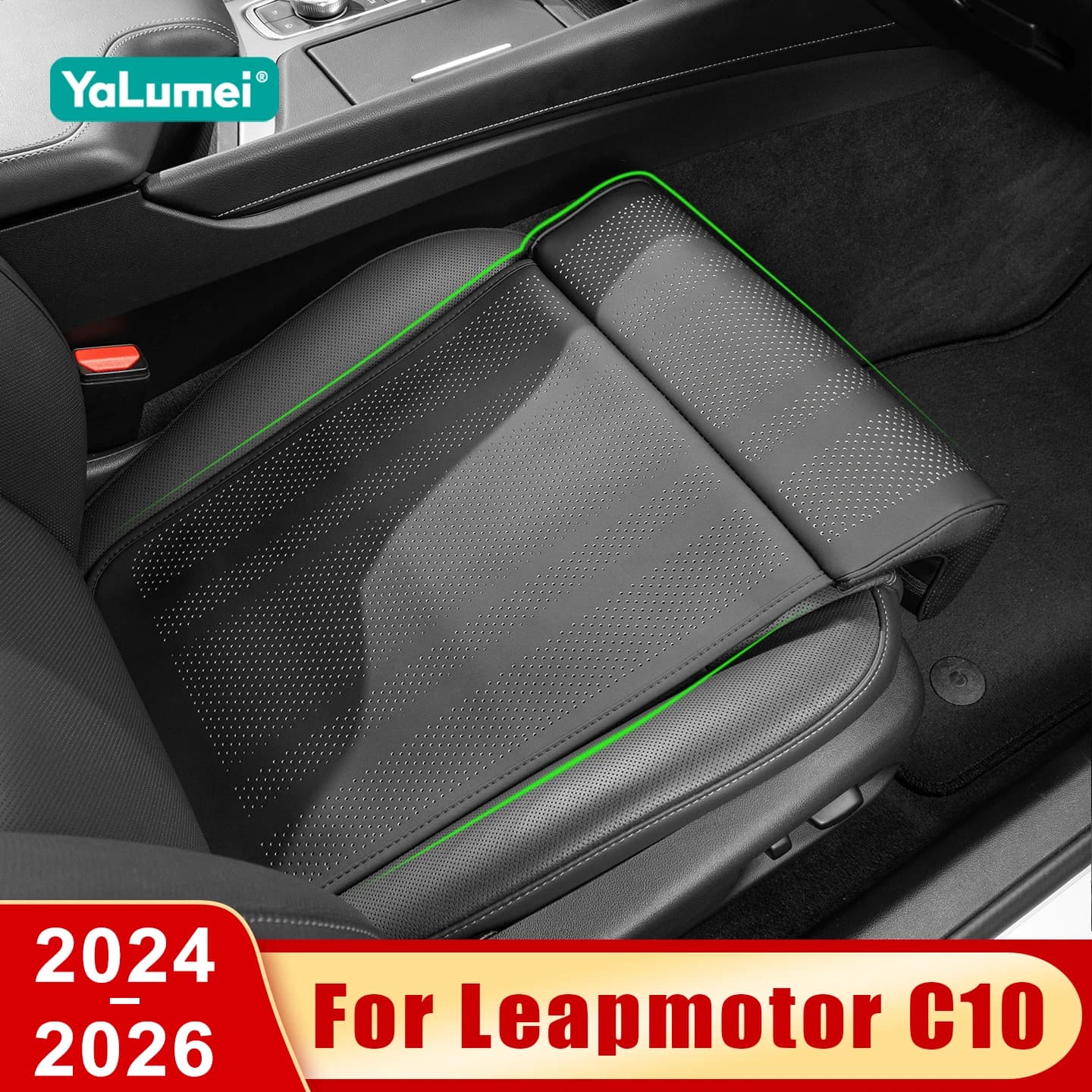 Cuscino Estensibile per Sedile Auto in Memory Foam per Leapmotor C10 2024 2025 2026, Supporto per Gambe e Ginocchia