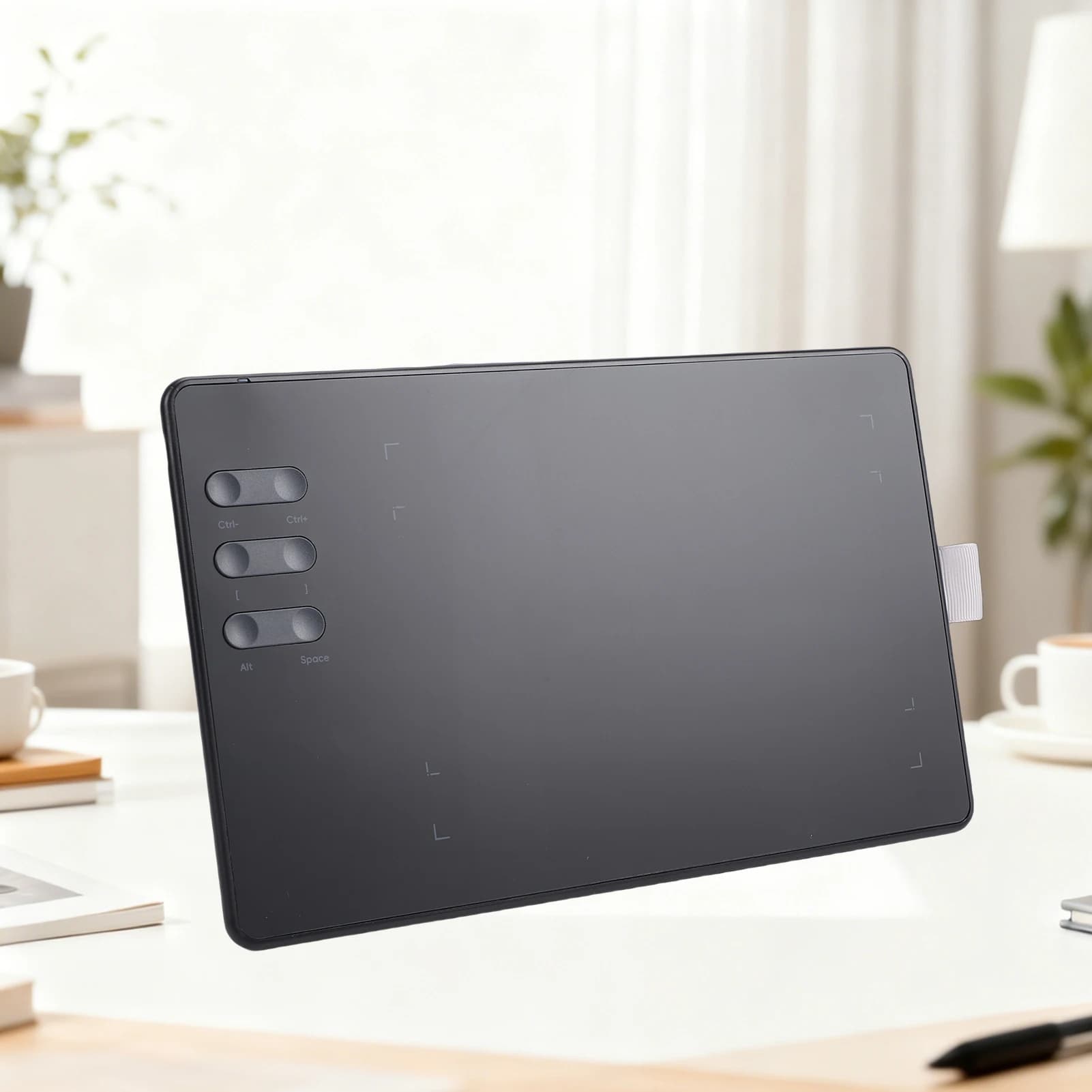 Tavoletta Grafica con 16384 Livelli di Pressione per Win/MAC/Android Compatibile con Sketchbook/Illustrator per Insegnanti e Studenti