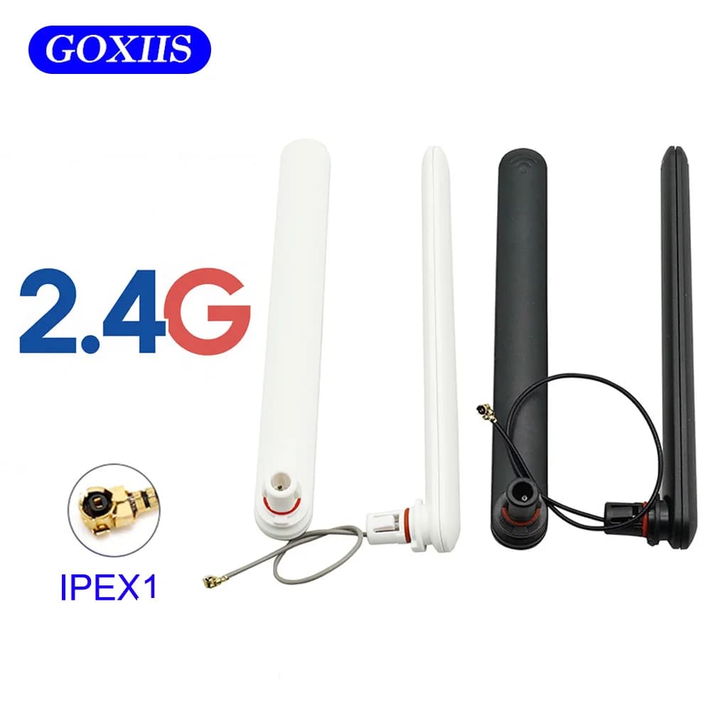 2 Antenne WiFi 2.4G 13dBi 2400-2500MHz per Router WiFi, Scheda di Rete Wireless, Amplificatore di Segnale