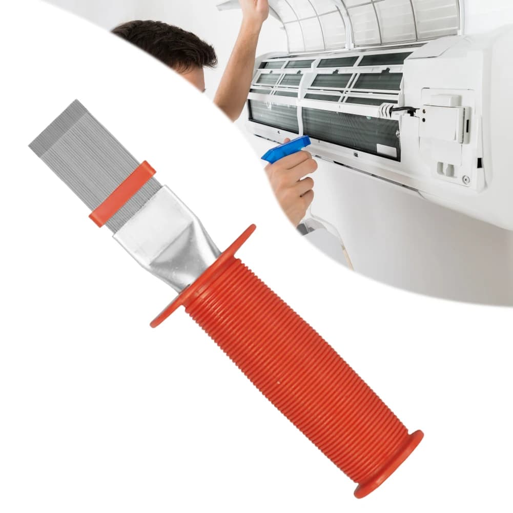 Pettine Universale per Alette di Refrigerazione HVAC, Spazzola per Pulizia Alette Condizionatore, Pulitore per Alette Radiatore e Condensatore