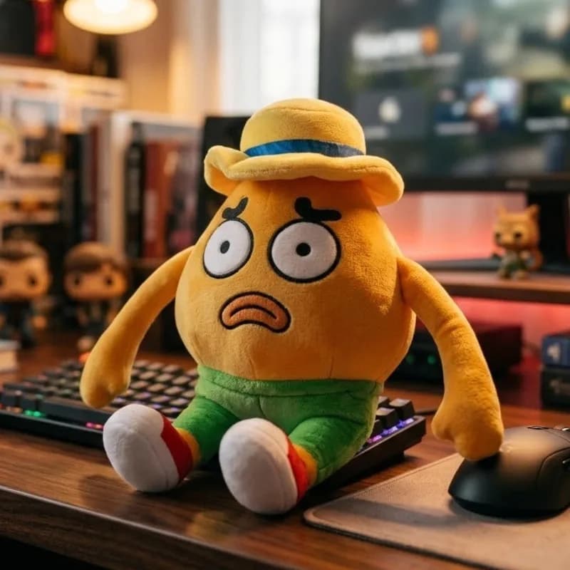 Peluche 'We Gotta Go', Personaggio di Cartoni Animati, Bambola Morbida e Carina, Decorazione per la Casa