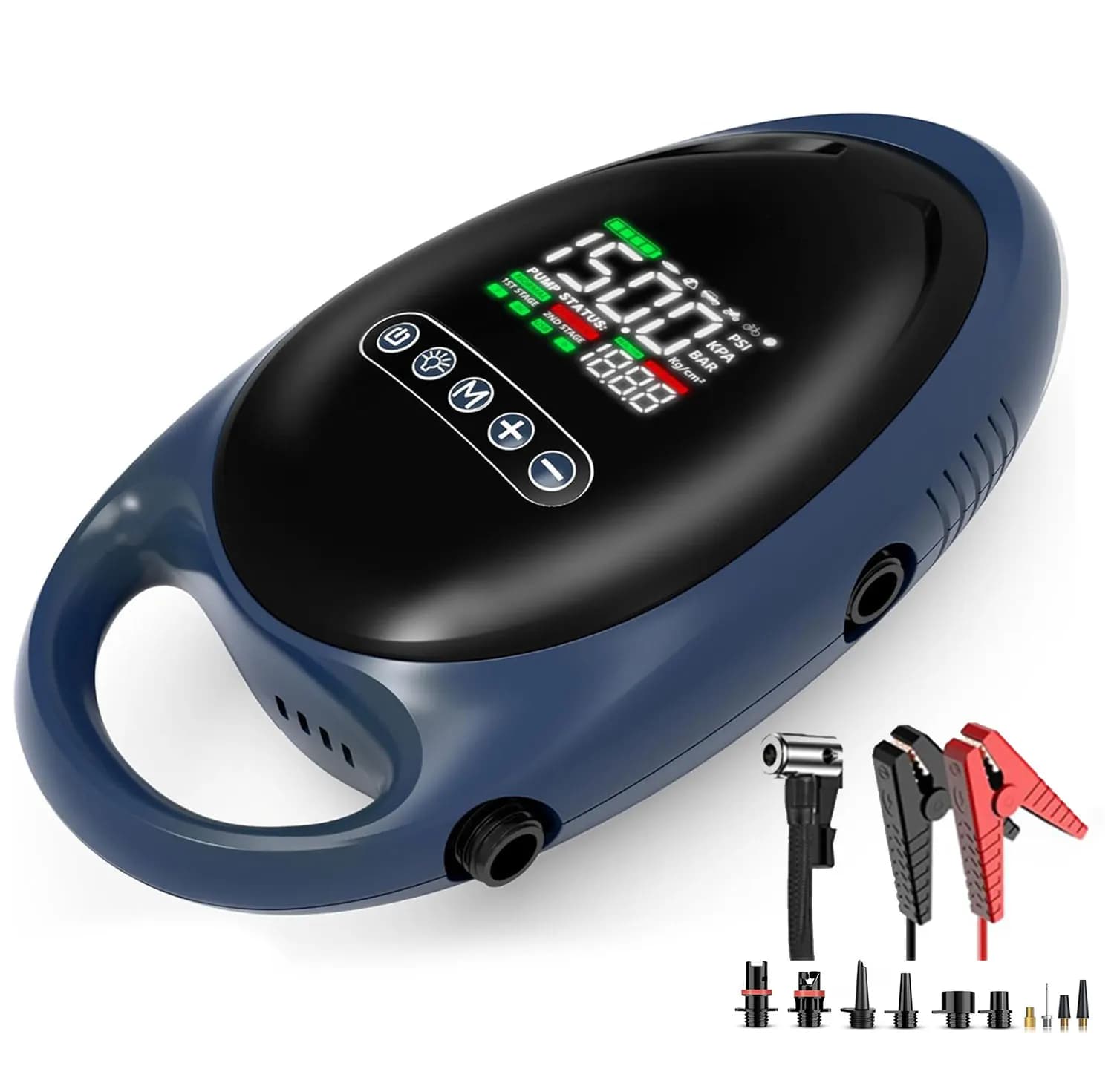 12V Auto Salto di Avviamento Ad Alta Potenza 6000A Pompa Ad Alta Pressione Design Elegante Gonfiatore di Pneumatici Kit di Strumenti di Emergenza per SUP Paddle Board