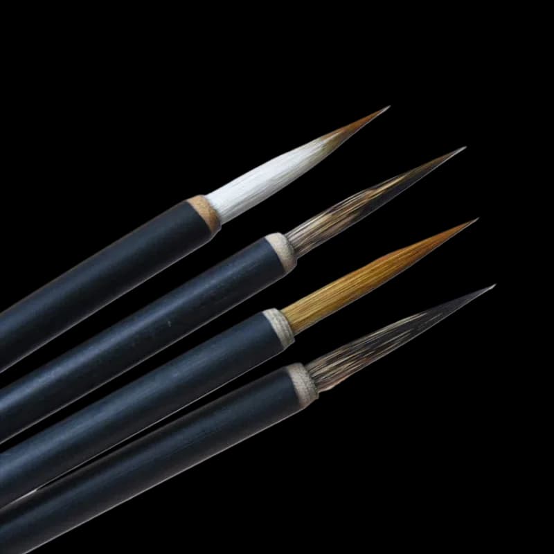 Luxuriou Mouse Whisker Brush Pen Set Chinese Calligraphy Brush Wolf Hairs Brush Landscape Painting Claborate-style Painting Pen