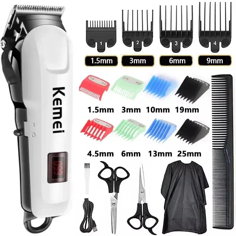 Kemei Haircut or Blade Haircut Maching Trimmer Wireless Man Haircut Professional Haircut Rechargeable Machine Barbiere 809A