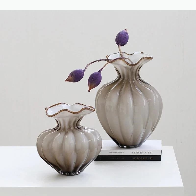Vaso di vetro floreale Vaso di piante idroponiche Decorazione da tavolo Disposizione di fiori Vasi di fiori artificiali Arredamento estetico della stanza