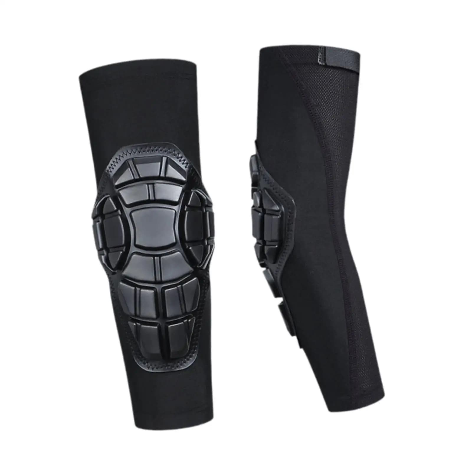 Protezioni per Gomiti Nere in Spandex Resistente, Maniche Protettive per Sport, per Bambini, Basket, Calcio, Pallavolo
