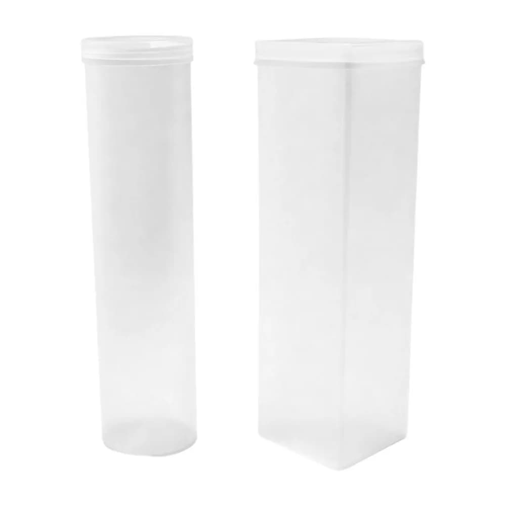 2 contenitori in plastica per biscotti, contenitori trasparenti ermetici per alimenti con coperchio, organizer salvaspazio per dispensa, snack