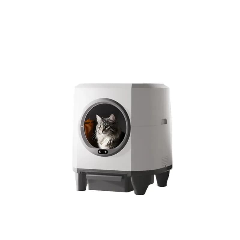 Lettiera per gatti intelligente deodorante e automatica, macchina elettrica per la pulizia delle feci, toilette per gatti di grandi dimensioni