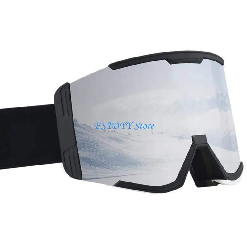 G6DE Ski Glasses Snow Snowboard Sport Goggles Men Women Youth Teens Skiing Skating UV Protections Snowmobile Anti Fog Goggles