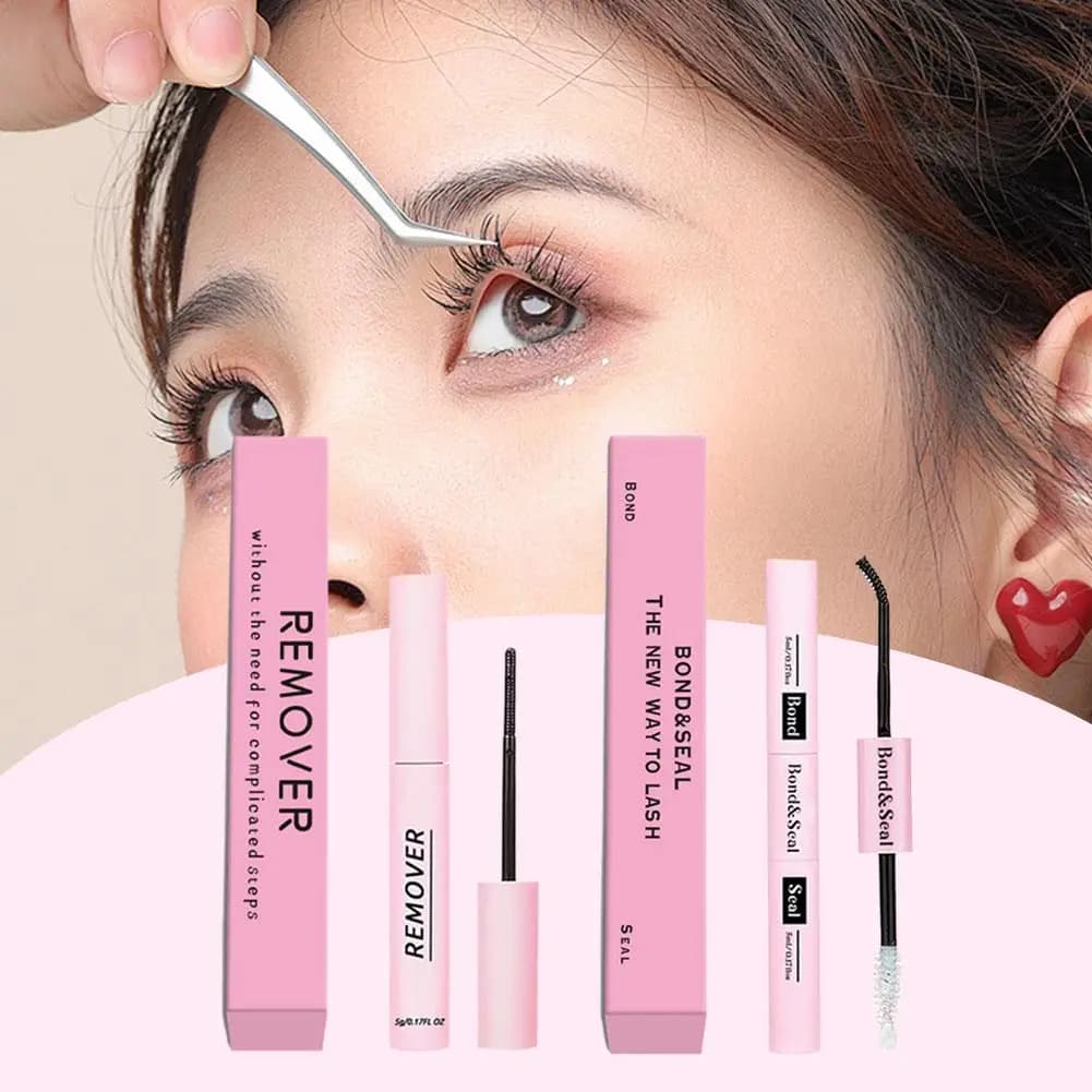 Fake Eyelash Accessories Kit Long-Term Mascara Eyelash Collar for Eyelashes DIY Eyelash Collar Double Head Cosmetic Tool I1T0
