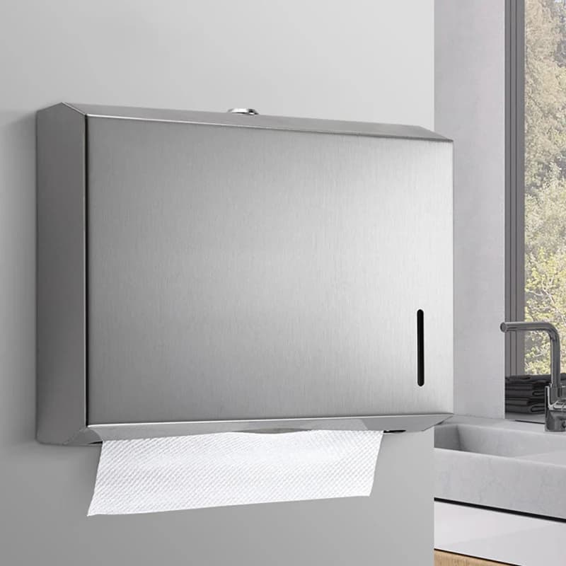 Porta fazzoletti da parete in metallo scatola per fazzoletti da bagno Dispenser per asciugamani cucina impermeabile conservazione della carta igienica regalo in acciaio inossidabile dorato