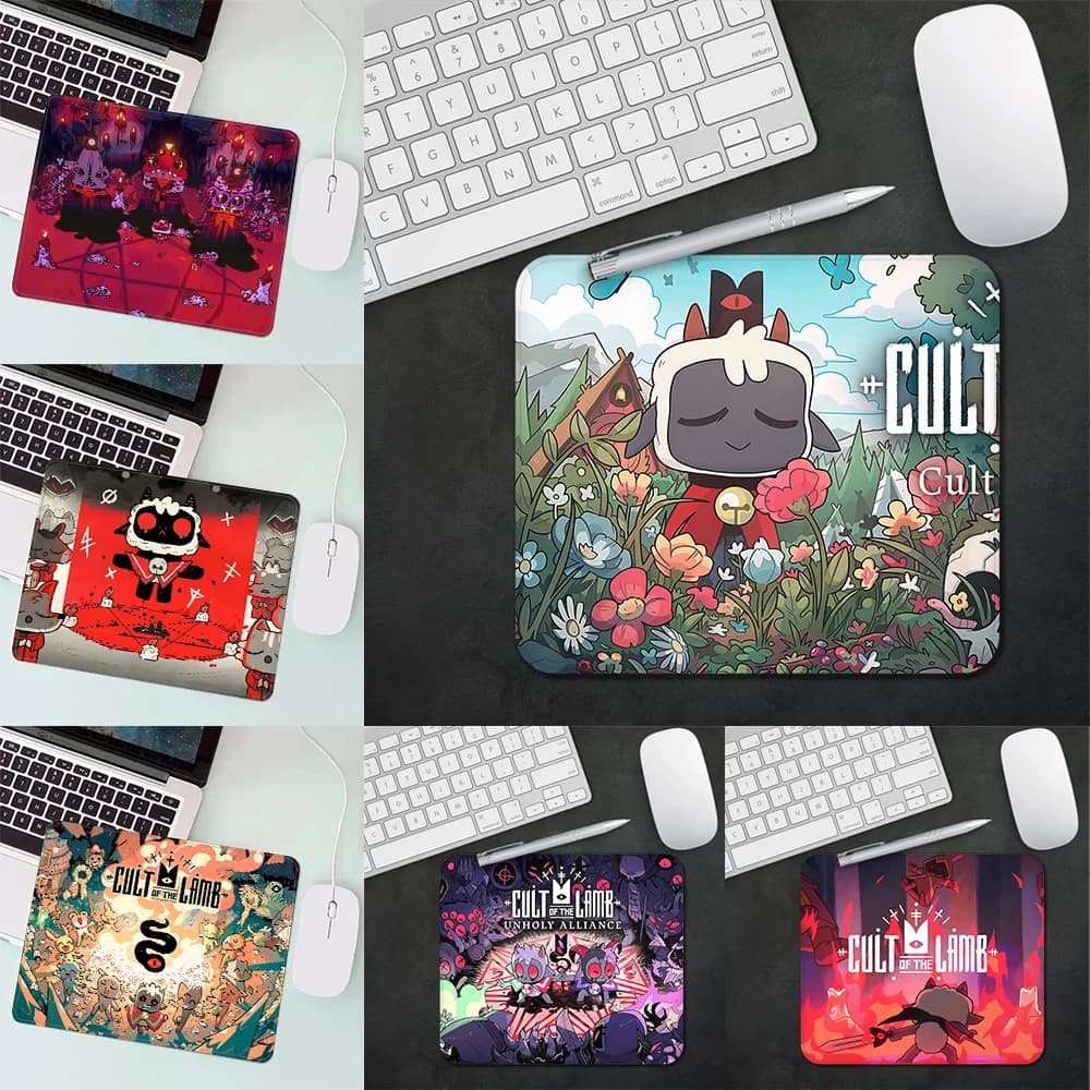 Cartoon Anime Cult of the agnelli Gaming Mouse Pad XS piccolo Mousepad per PC Gamer decorazione Desktop Office Mouse Mat tappeto Deskmat