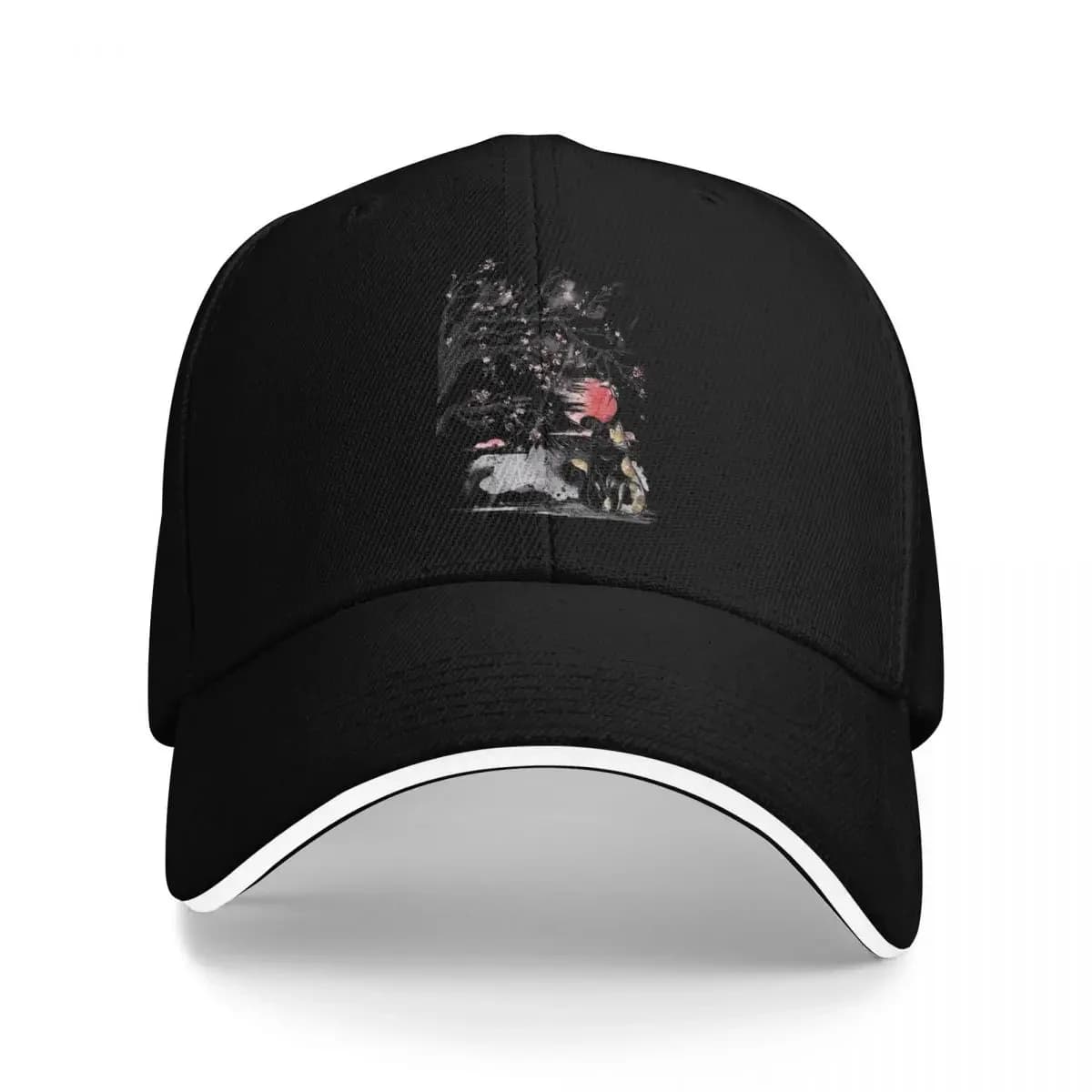 Cappello da camionista Sakura Tree e gatto giapponese Berretto da baseball da uomo Berretto da baseball per uomo