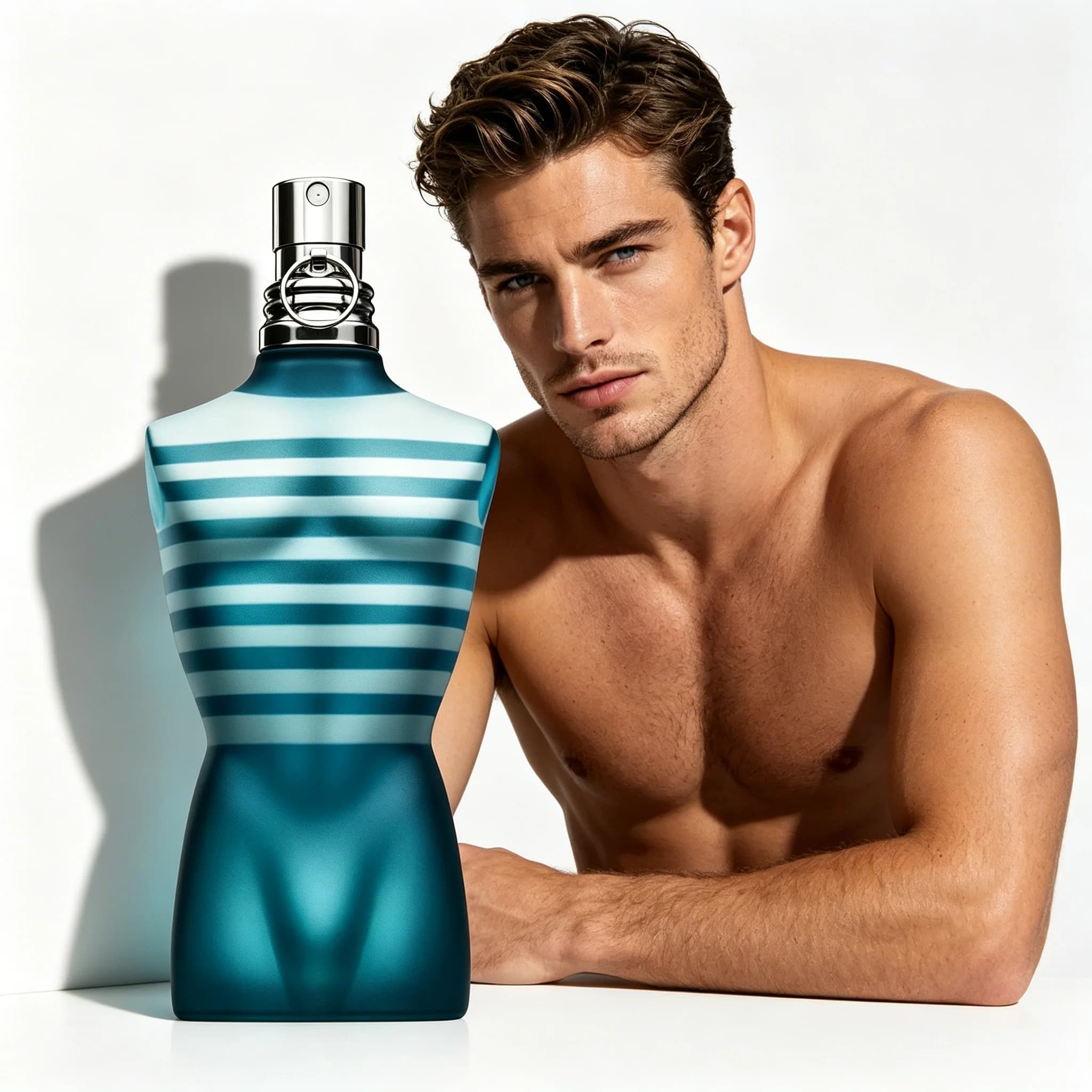 Jean Paul Gaultier Le Male Eau de Toilette - Long Lasting Amber Aromatic Cologne for Men with Fresh Mint, Lavender & Sensual Vanilla - Luxury Men's Cologne Spray