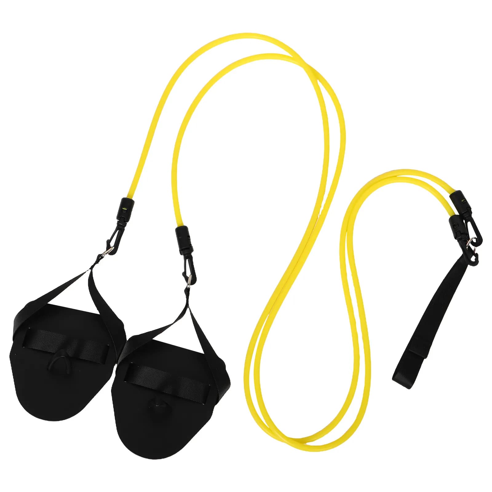 Set di 2 Bande di Resistenza per Nuoto con Palette per Mani, Attrezzatura da Allenamento Versatile, Compatta e Portatile per Tutti i Livelli