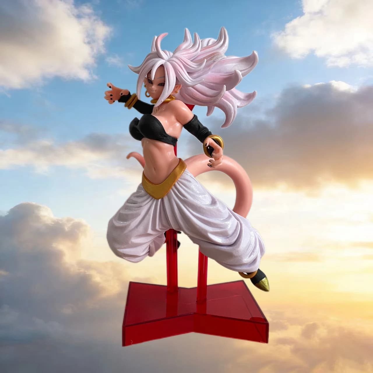 Statua in PVC di Buu Femmina da 23cm/9.5in, Action Figure di Dragon Ball, Decorazione da Scrivania, Modellino da Collezione, Regalo per Fan