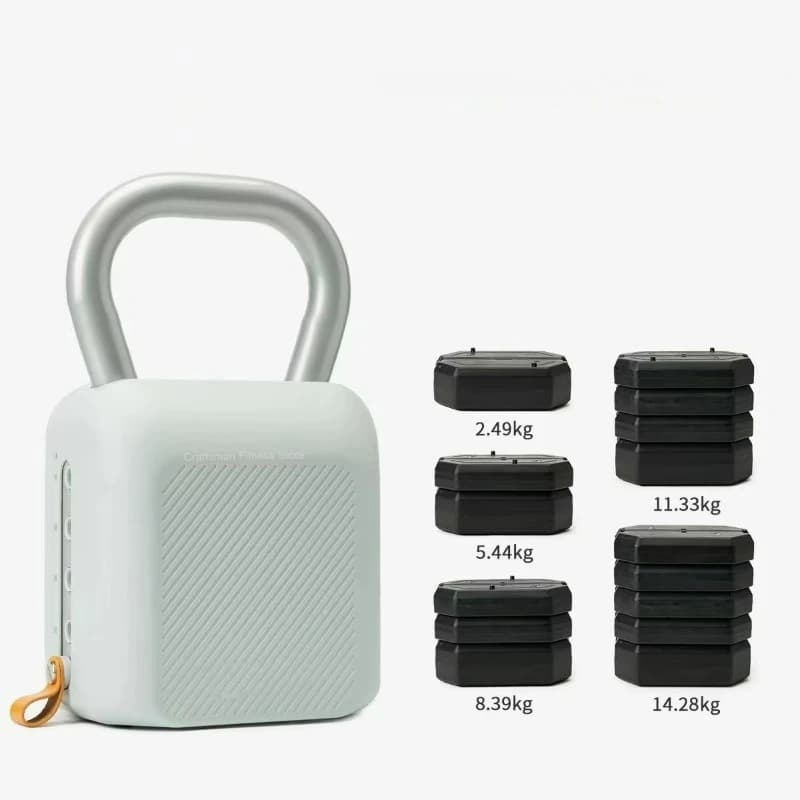 Set 6 in 1 di Kettlebell e Manubri Regolabili, Costruzione Robusta per Allenamento della Forza di Presa e del Corpo Intero, Essenziale per la Palestra Domestica, Offerta Speciale