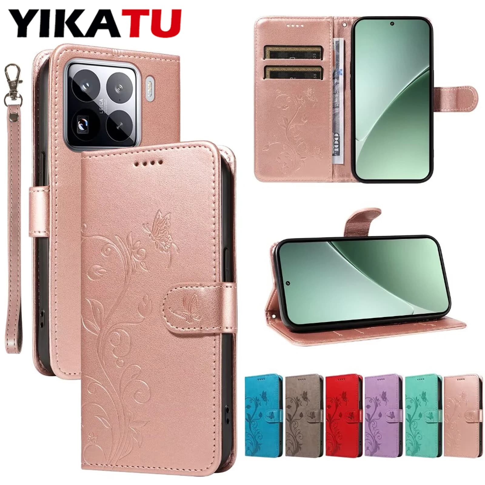 Portafoglio magnetico Flip Card Slot Custodia in pelle RFID per Xiaomi Poco 15 Ultra 14T 5G 14 Pro 13 13T 12 Lite 12T 11T 11i 10T M4 F4