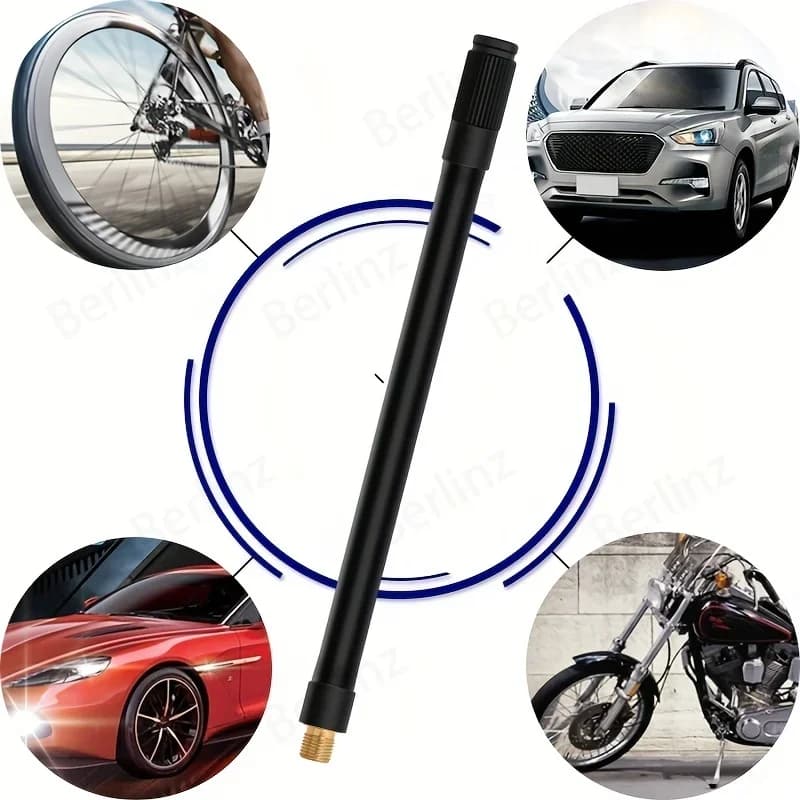 Adattatore per tubo di prolunga per gonfiatore per pneumatici filettato, tubo per pompa d'aria Tubo di collegamento per valvola per pneumatici per auto, bici, MTB