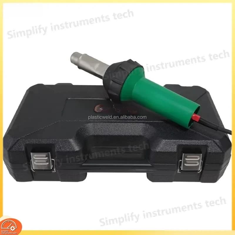 1600W Hot Air Plastic Welding Gun Portable Heat Gun for PP PVC PPR Roofing Membrane Welding Kit with Nozzles Industrial Tool